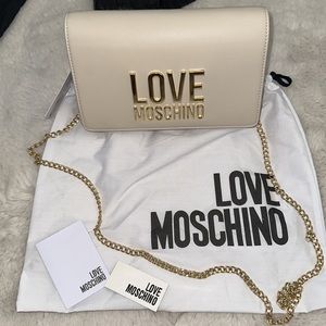 NWT AUTHENTIC LOVE MOSCHINO CROSSBODY BAG